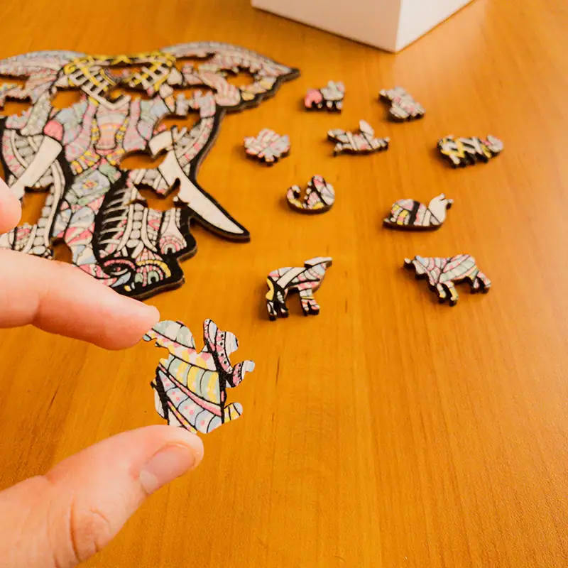 Elefánt fa puzzle 5 Elefánt fa puzzle 5