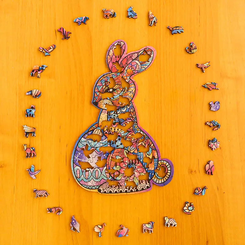 Húsvéti nyuszi fa puzzle 3 Húsvéti nyuszi fa puzzle 3