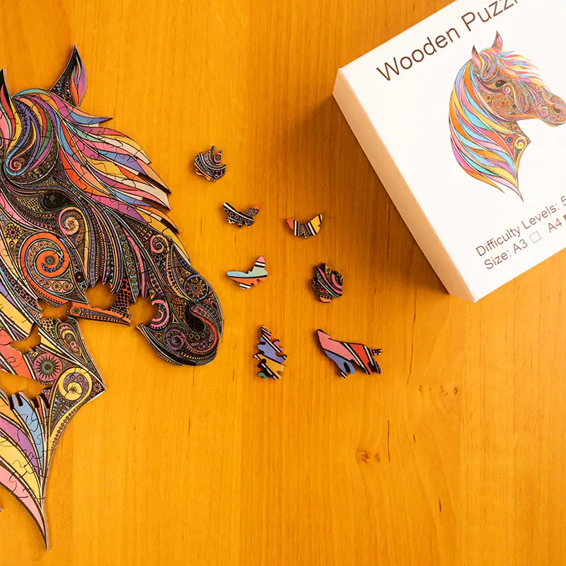 Ló fa puzzle 1 Ló fa puzzle 1