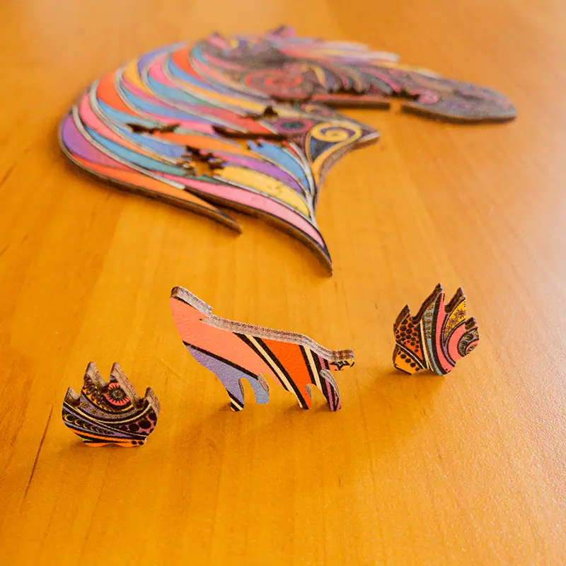 Ló fa puzzle 5 Ló fa puzzle 5