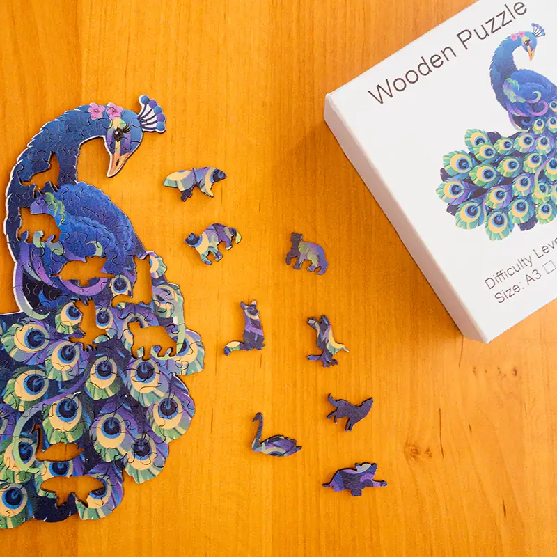 Páva fa puzzle 1 Páva fa puzzle 1