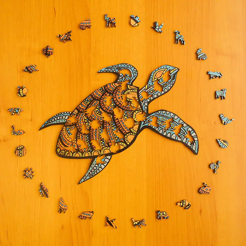 Teknős fa puzzle 3 Teknős fa puzzle 3