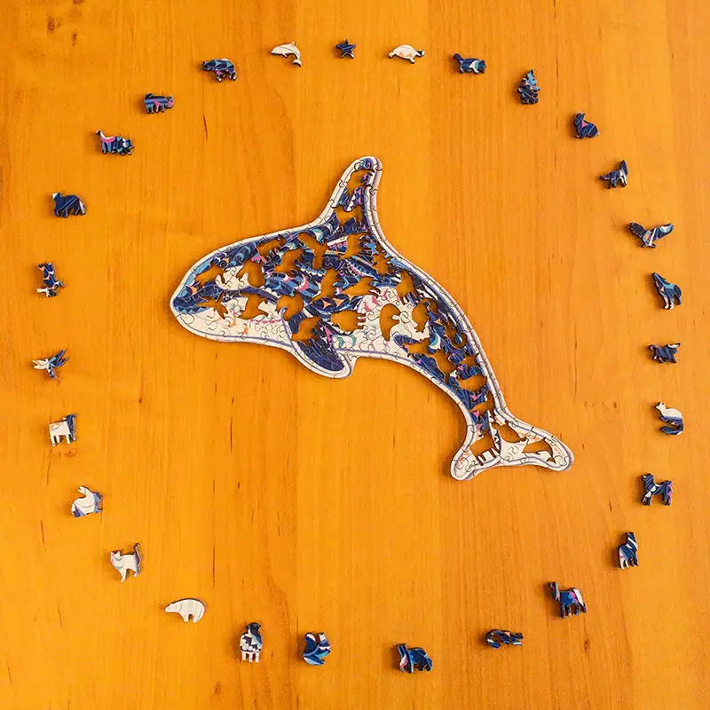 Delfin fa puzzle 3 Delfin fa puzzle 3
