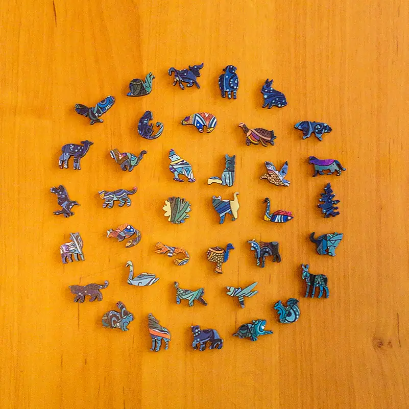 Egzotikus elefánt fa puzzle 4 Egzotikus elefánt fa puzzle 4