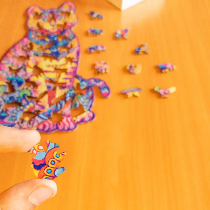 Cica fa puzzle 5 Cica fa puzzle 5