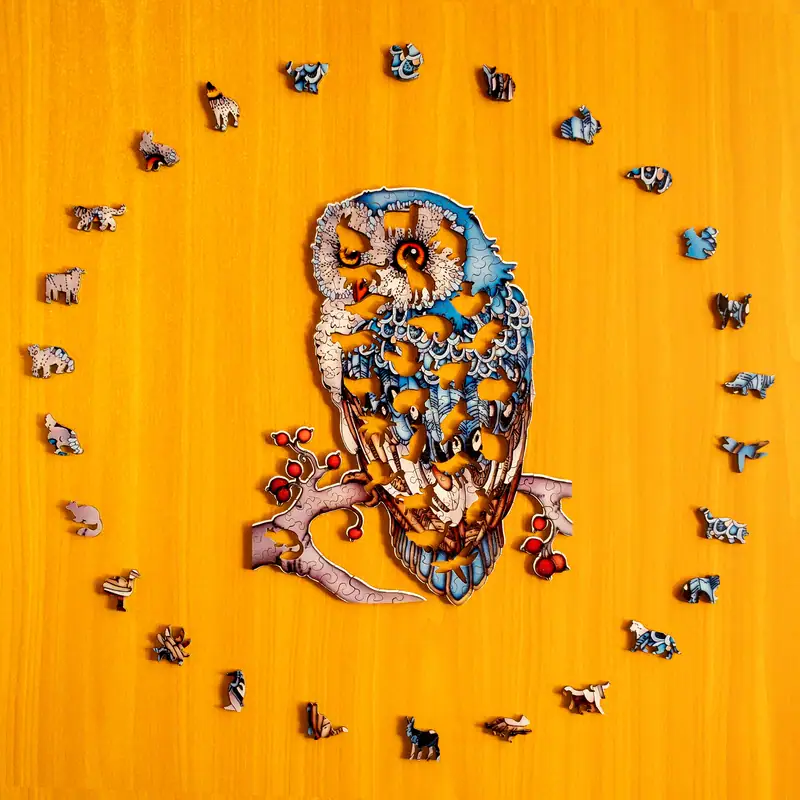 Bagoly fa puzzle 3 Bagoly fa puzzle 3