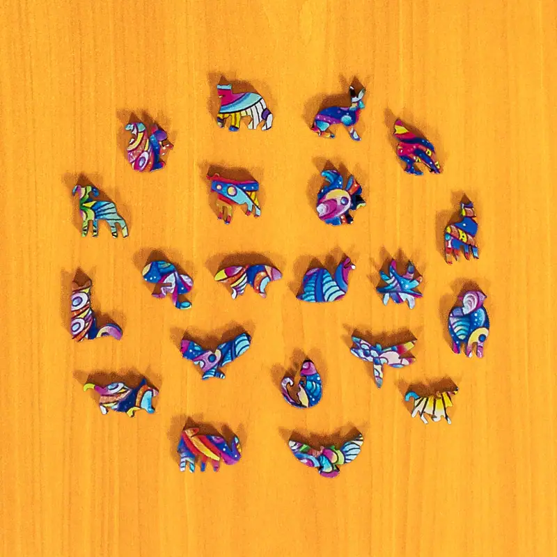 Csikóhal fa puzzle 4 Csikóhal fa puzzle 4