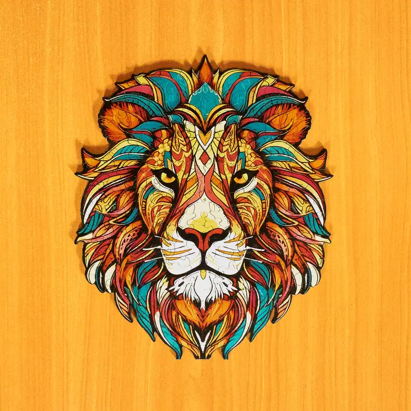 Egzotikus oroszlán fa puzzle 2 Egzotikus oroszlán fa puzzle 2