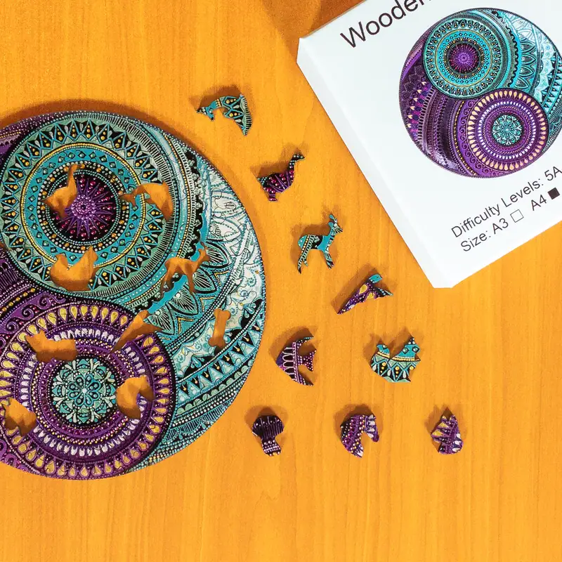 Mandala fa puzzle 1 Mandala fa puzzle 1