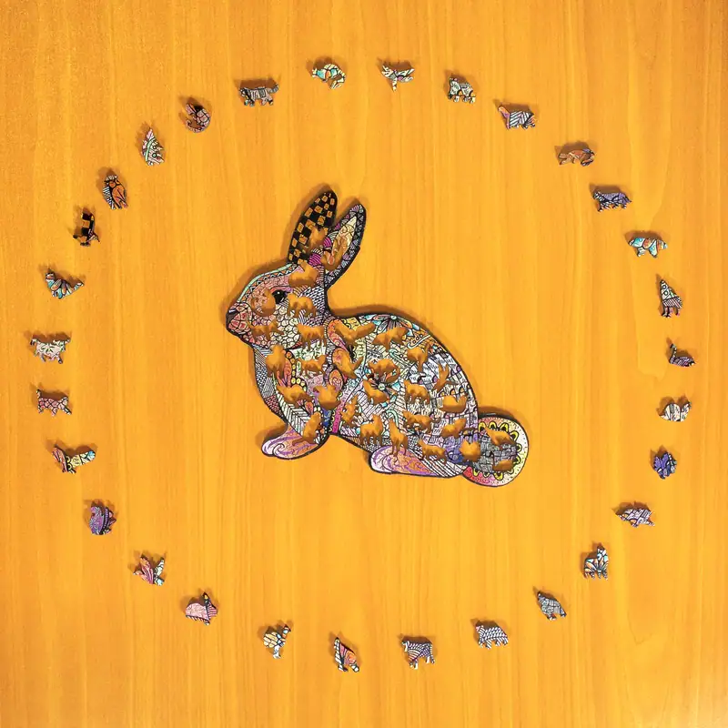 Nyuszi fa puzzle 3 Nyuszi fa puzzle 3