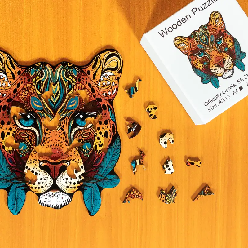 Párduc fa puzzle 1 Párduc fa puzzle 1