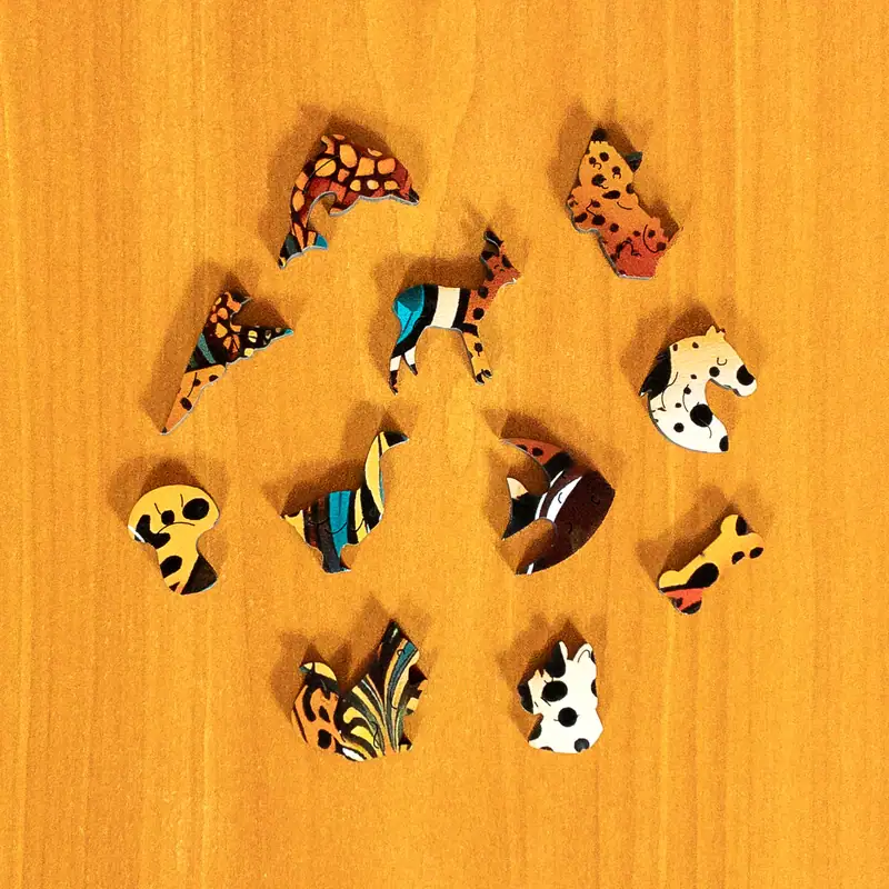 Párduc fa puzzle 3 Párduc fa puzzle 3