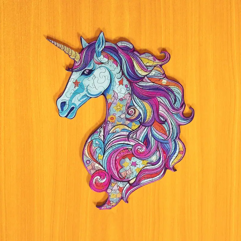 Unikornis fa puzzle 2 Unikornis fa puzzle 2