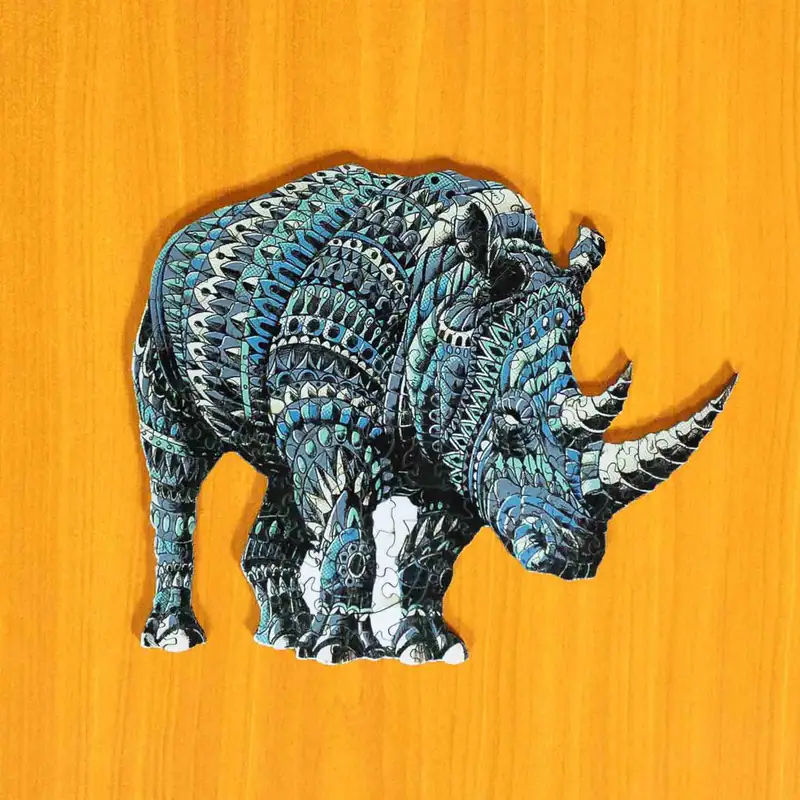 Rinocérosz fa puzzle 2 Rinocérosz fa puzzle 2