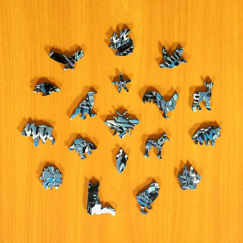 Rinocérosz fa puzzle 4 Rinocérosz fa puzzle 4