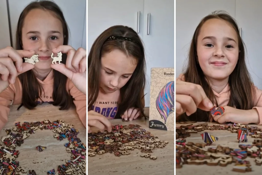 Fa puzzle gyerekeknek