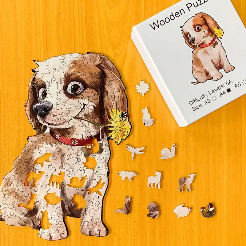 Aranyos kutya fa puzzle 1 Aranyos kutya fa puzzle 1