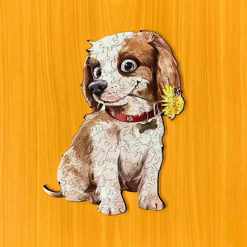 Aranyos kutya fa puzzle 2 Aranyos kutya fa puzzle 2