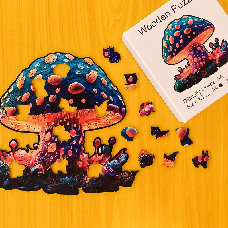 Varázslatos gomba fa puzzle 1 Varázslatos gomba fa puzzle 1