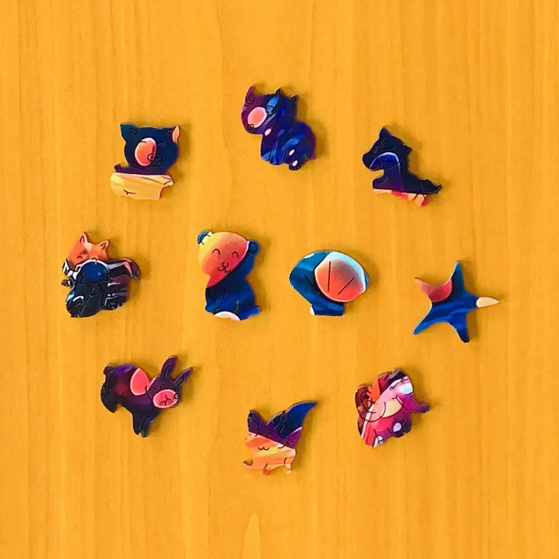 Varázslatos gomba fa puzzle 3 Varázslatos gomba fa puzzle 3