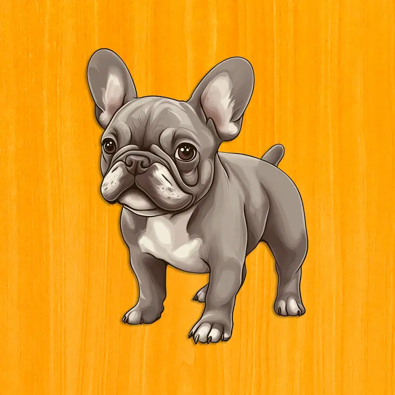 Francia bulldog fa puzzle 2 Francia bulldog fa puzzle 2