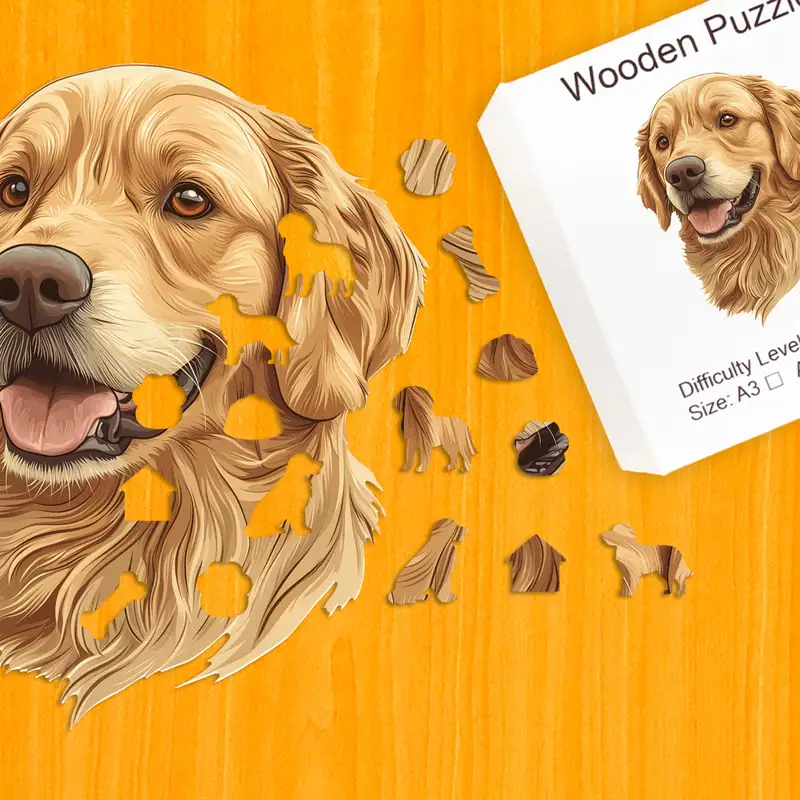 Golden retriever fa puzzle 1 Golden retriever fa puzzle 1