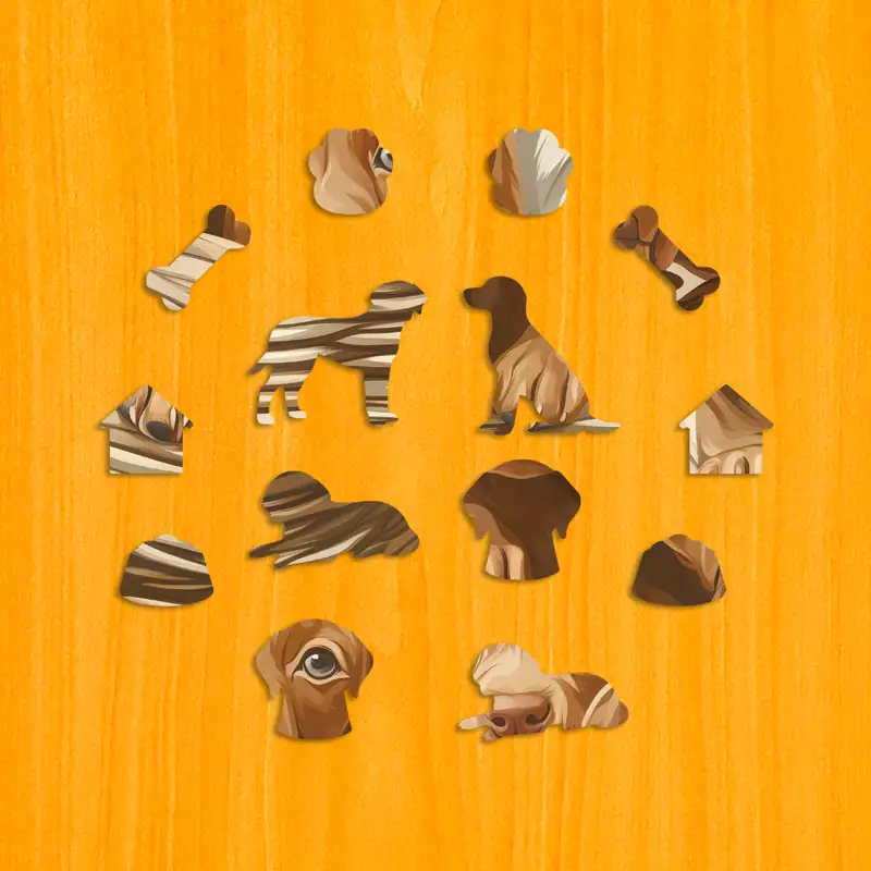 Vizsla fa puzzle 3 Vizsla fa puzzle 3